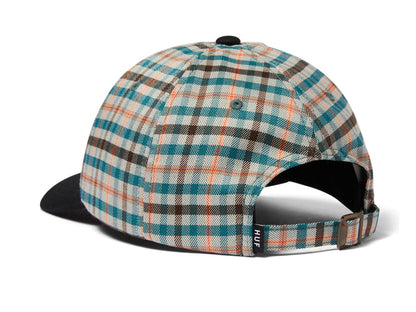 Huf - Shadow Plaid 6 Panel Cv Hat - Black
