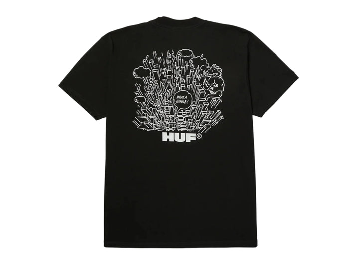 Huf - What A Jungle T-Shirt - Black