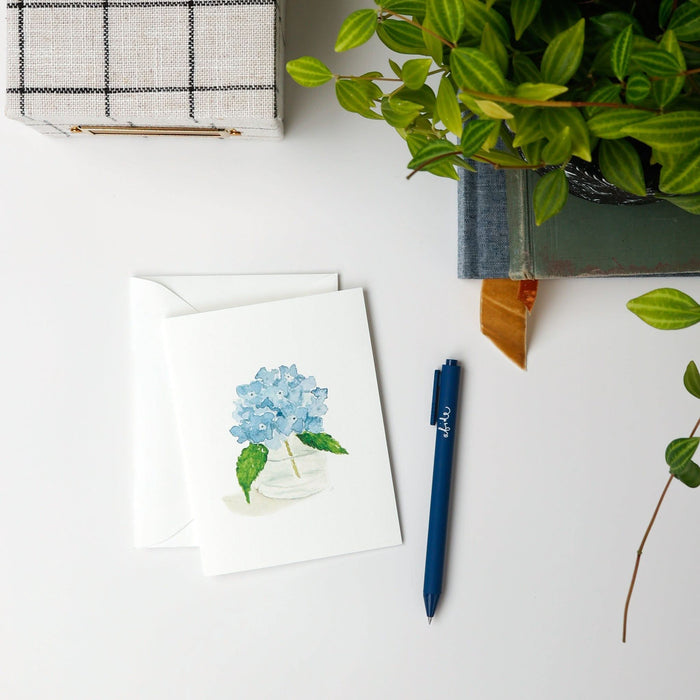 Hydrangea notecard set