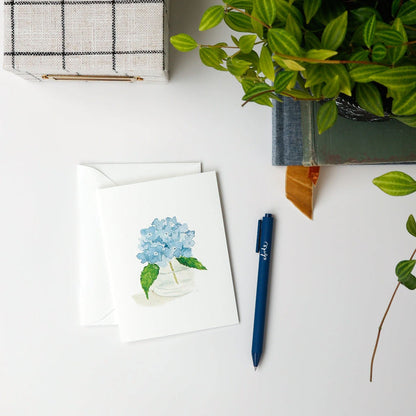 Hydrangea notecard set