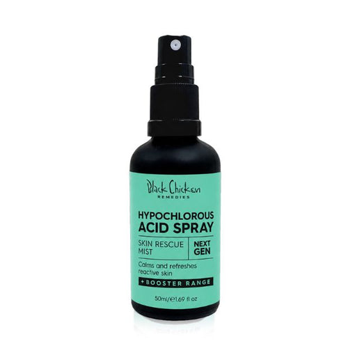 Hypochlorous Acid Spray ingredients — Aqua, Sodium Chloride, Hypochlorous Acid, Acetic Acid