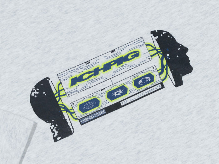 Ichpig - Headwave T-Shirt - White Marle
