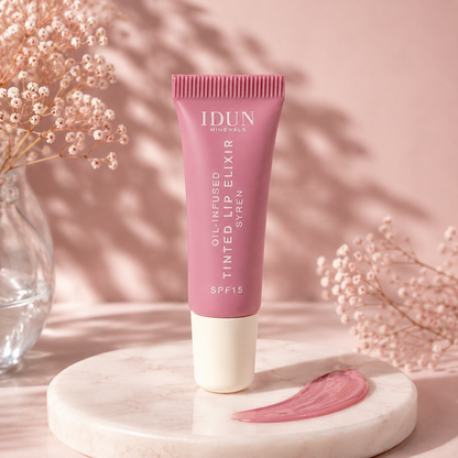 Idun - Oil-Infused Tinted Lip Elixir, SPF 15 (3 farver)