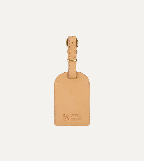 Il Bisonte Leather Luggage Tag
