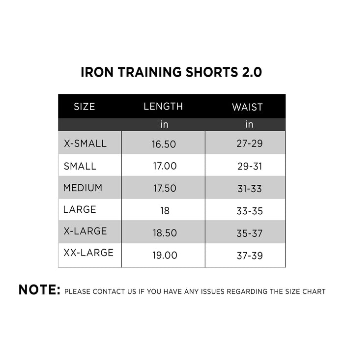 IRON Training Shorts 2.0 - IRONGEAR Fitness