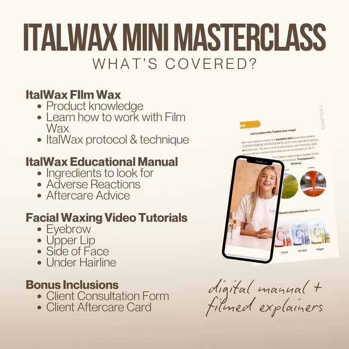 Italwax - Online Mini Masterclass