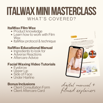 Italwax - Online Mini Masterclass