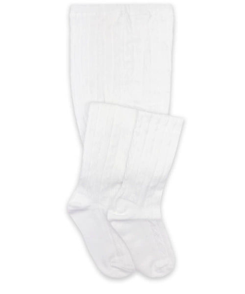 Jefferies White Cable Tights