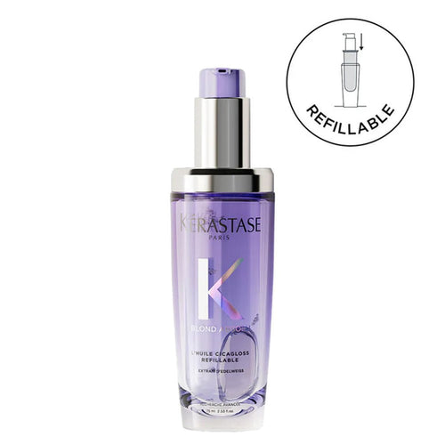 Kerastase Blond Absolu L'huile Cicagloss Refillable Hair Oil 75ml - Beauty Tribe