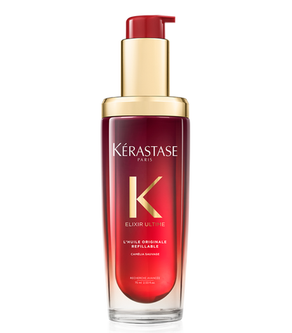 Kérastase Elixir Ultime Refillable 75ml - Limited Edition + 15ml Travel Elixir Free Gift