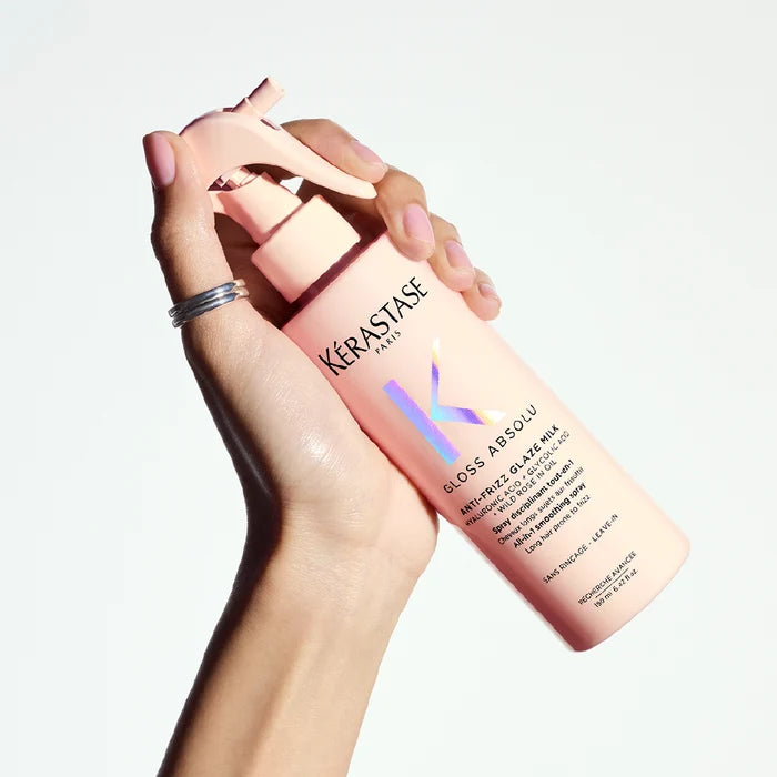 KÉRASTASE GLOSS ABSOLU ANTI-FRIZZ GLAZE MILK SMOOTHING HEAT PROTECTOR 190ML