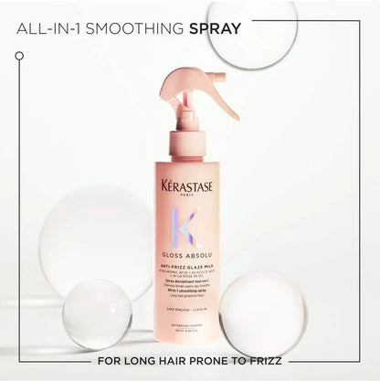 KÉRASTASE GLOSS ABSOLU ANTI-FRIZZ GLAZE MILK SMOOTHING HEAT PROTECTOR 190ML