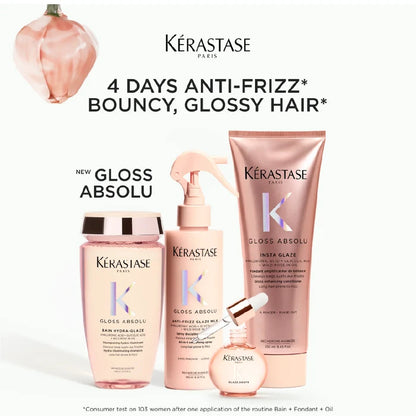 KÉRASTASE GLOSS ABSOLU ANTI-FRIZZ GLAZE MILK SMOOTHING HEAT PROTECTOR 190ML