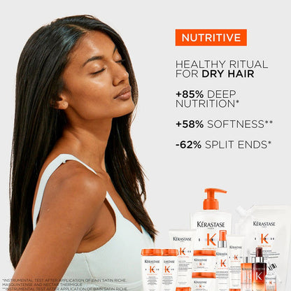 Kerastase Nutritive Bain Satin Riche Shampoo For Dry Hair 500ml - Beauty Tribe