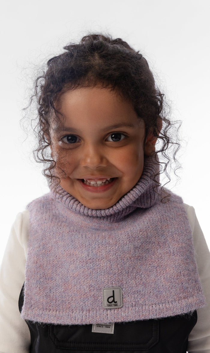 Knit Turtle Neckwarmer Lavender-1