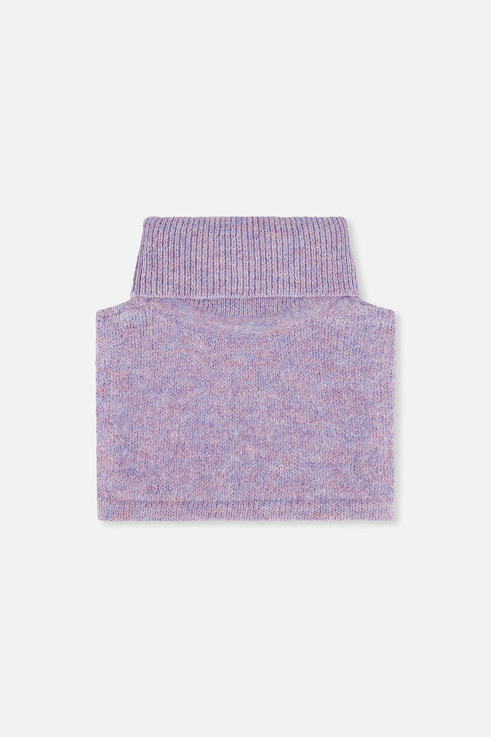 Knit Turtle Neckwarmer Lavender-2
