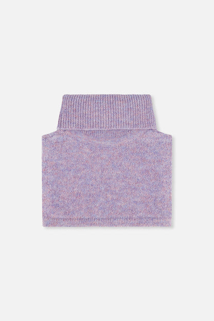 Knit Turtle Neckwarmer Lavender-2