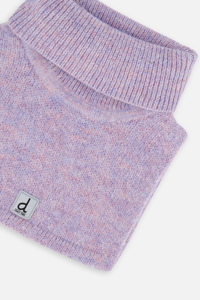 Knit Turtle Neckwarmer Lavender-3