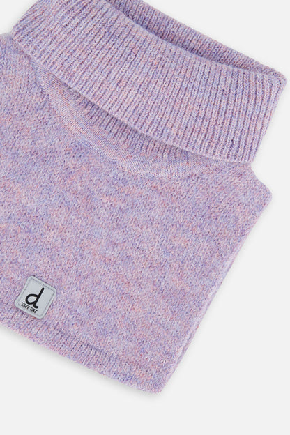 Knit Turtle Neckwarmer Lavender-3