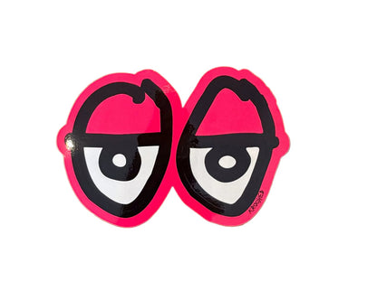 Krooked - Large Eyes Sticker - Pink