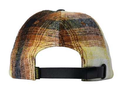 Krooked Double Ok Script Cap - Flannel / Black