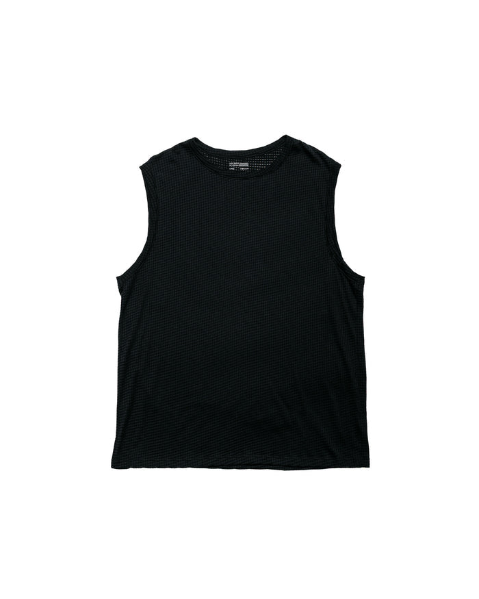 Lady White Co. Gauze Sleeveless T-Shirt Black