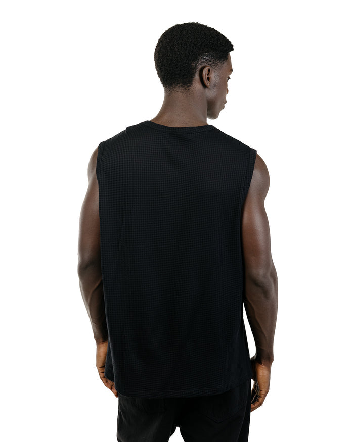 Lady White Co. Gauze Sleeveless T-Shirt Black
