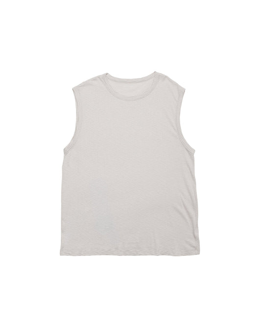 lost & found Lady White Co. Lady White Co. Gauze Sleeveless T-Shirt Solar Grey