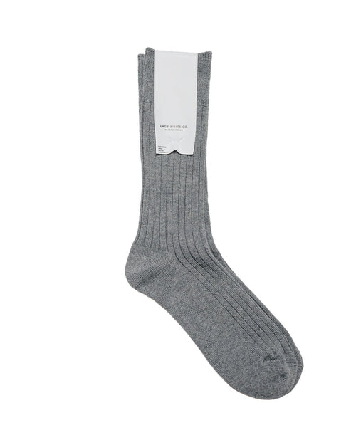 Lady White Co. LWC Sock Dark Grey Melange