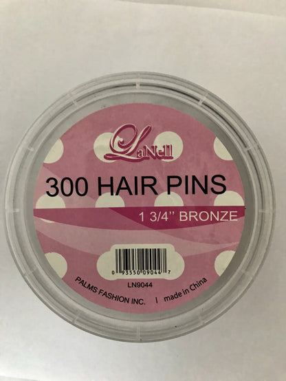 Lanell 300 Hair Pins - Dozen #LN9044 - Palms Fashion Inc.