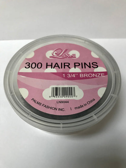 Lanell 300 Hair Pins - Dozen #LN9044 - Palms Fashion Inc.