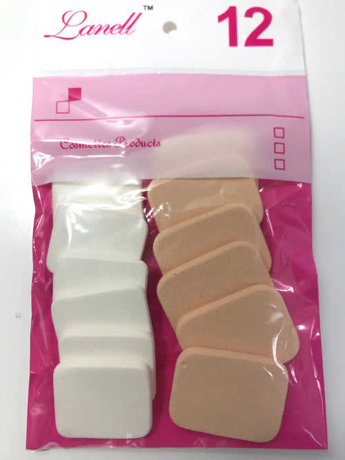Lanell Cosmetic Products Make-Up Sponge Dozen #LN2203 - Palms Fashion Inc.