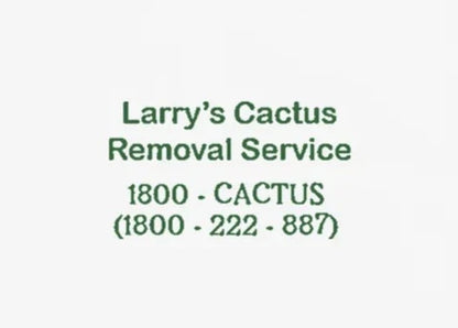 Larry's Cactus Removal T-Shirt - White