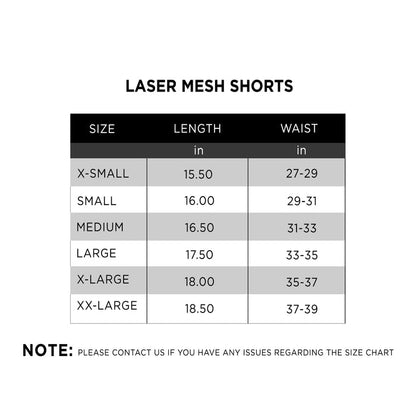 Laser Mesh Shorts - IRONGEAR Fitness