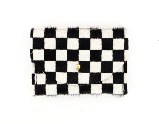 Checkered Hair On Hide