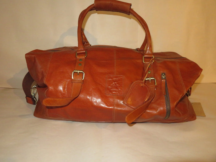 Leather Weekend Travel Bag
