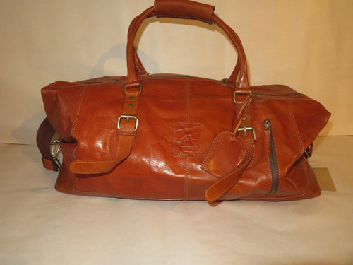 Leather Weekend Travel Bag
