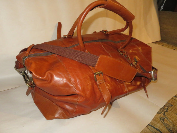 Leather Weekend Travel Bag