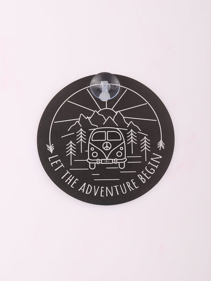 Let The Adventure Begin Sign | One Colour-Image 2