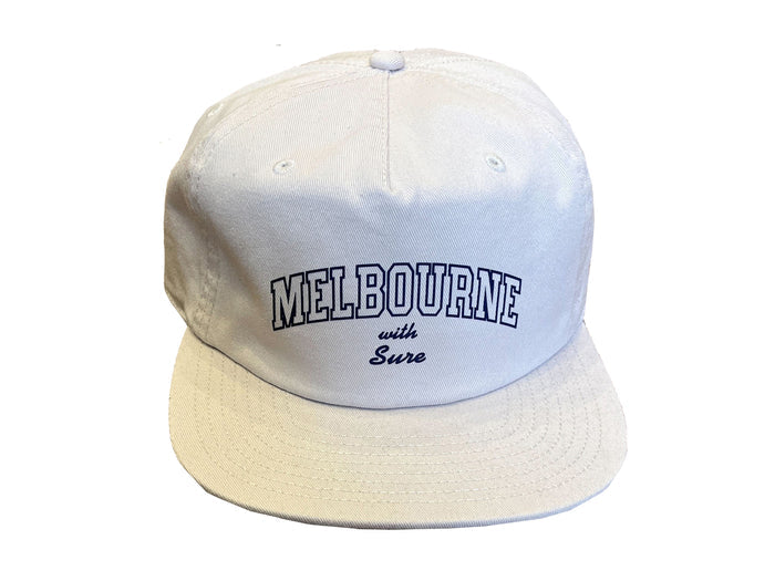 Letterman Canvas Cap - Ecru