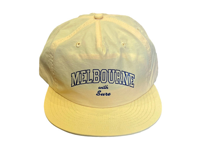 Letterman Nylon Snapback Cap - Sunset