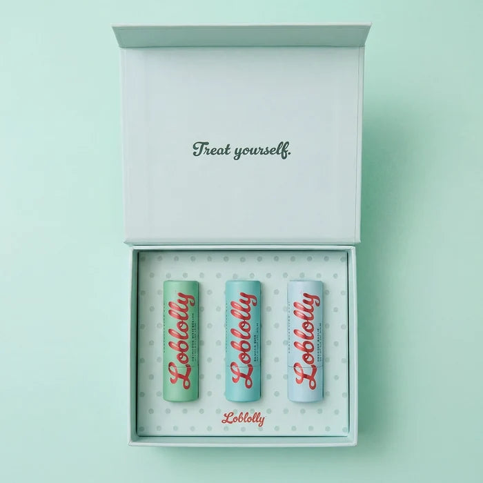 Lip Balm Gift Set Trio [Blue]