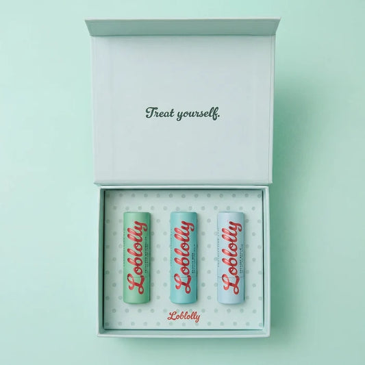 Lip Balm Gift Set Trio [Blue]