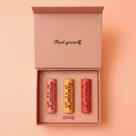 Lip Balm Gift Set Trio [Pink]