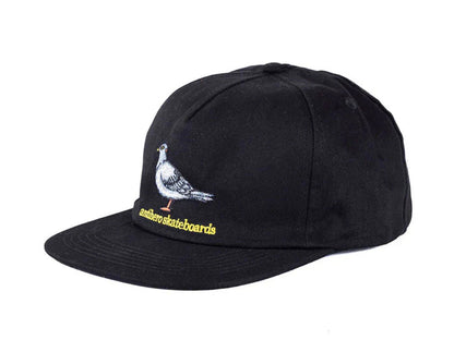 Little Pigeon Snapback Cap - Black / Yellow