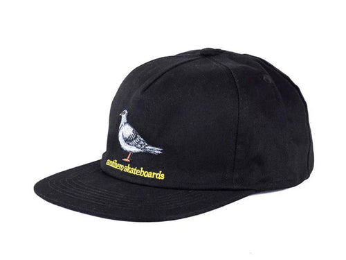 Little Pigeon Snapback Cap - Black / Yellow