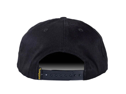 Little Pigeon Snapback Cap - Black / Yellow