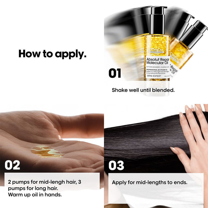 L’Oréal Professionnel Absolut Repair Molecular Bi-Phase Oil 90ml