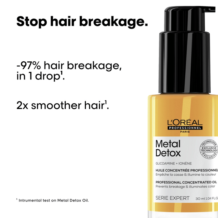 L'Oreal Professionnel Metal Detox Anti - Deposit Protector Concentrated Oil - 30ml - Beauty Tribe