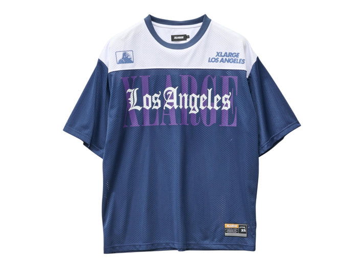 Los Angeles Short Sleeve Mesh Jersey - Dusty Navy